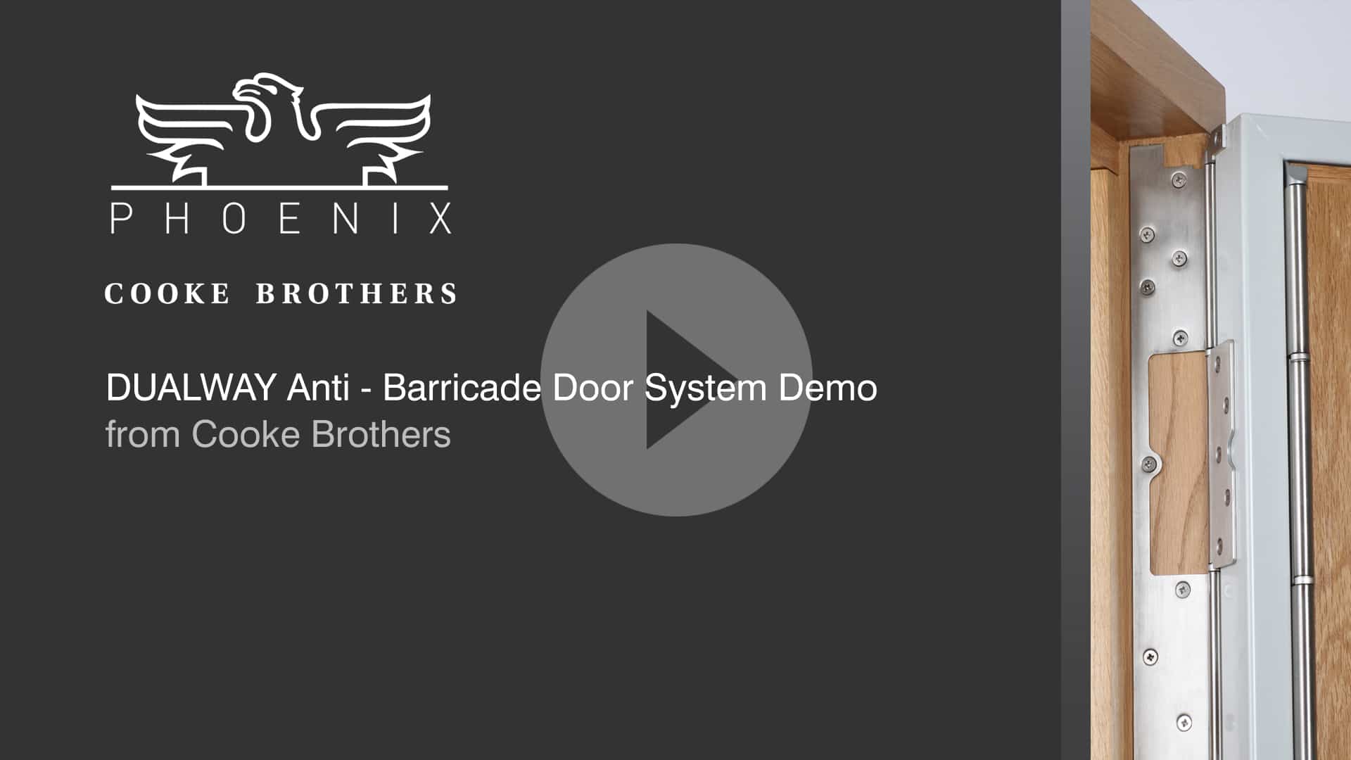 DUALWAY Anti – Barricade Door System Demo