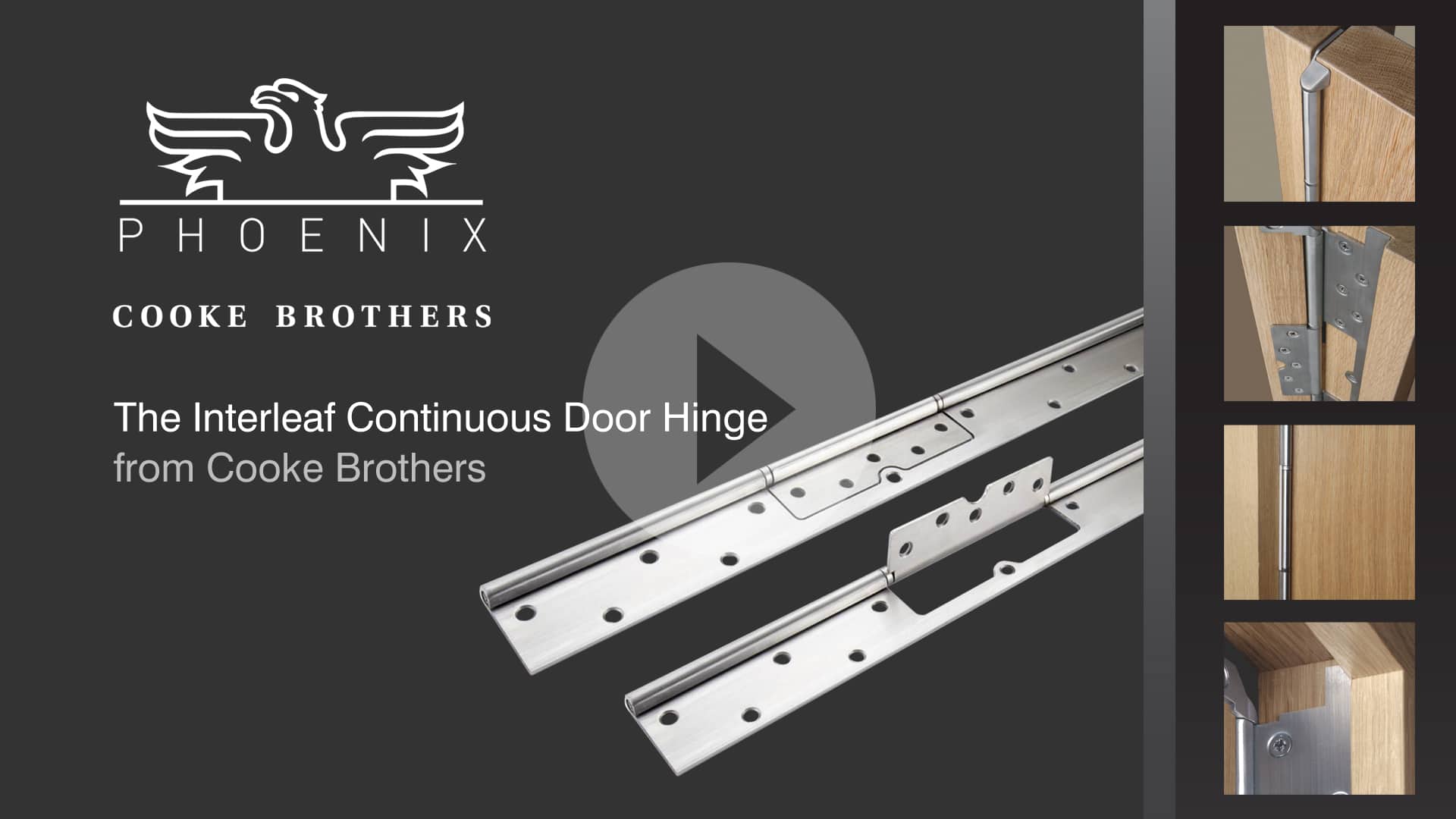 Cooke Brothers  Interleaf Continuous Door Hinge