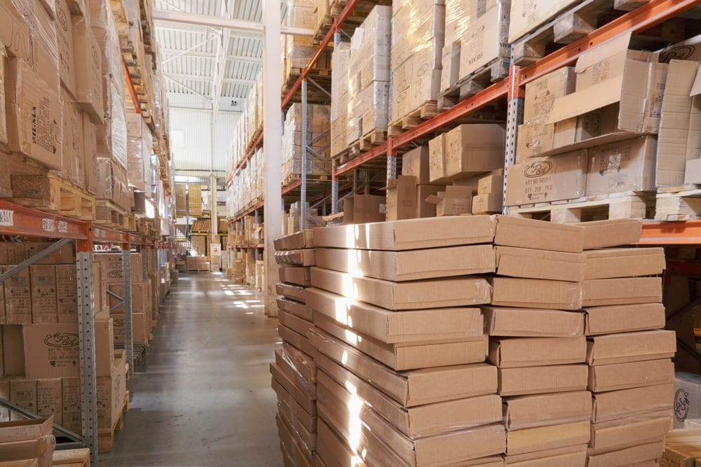 Heavy duty hinges used in commercial warehouse