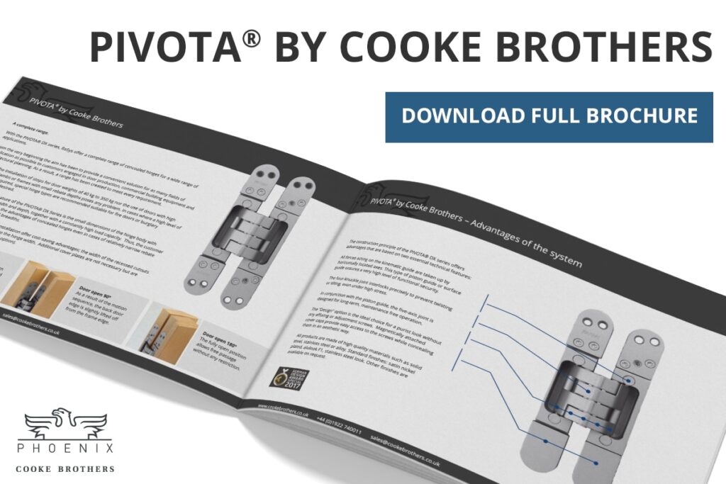 Download PIVOTA concealed hinge guide