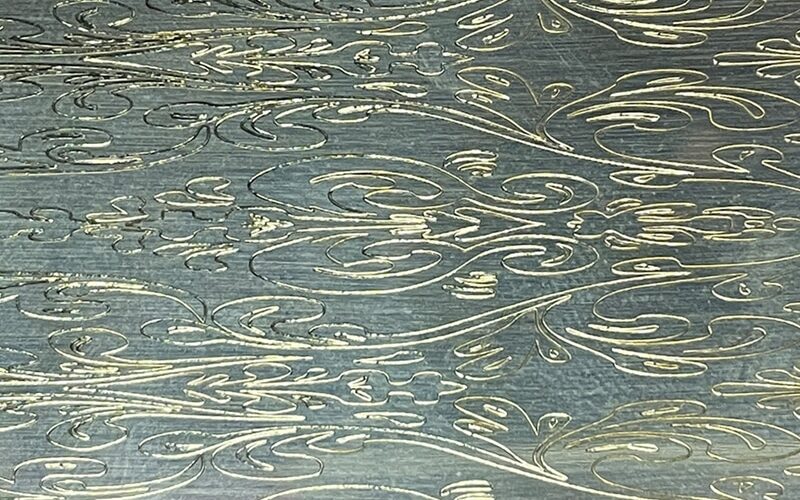 Bespoke laser etching with different materials