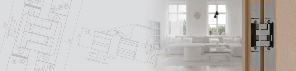 Cooke Brothers Pivota Hinge in situ