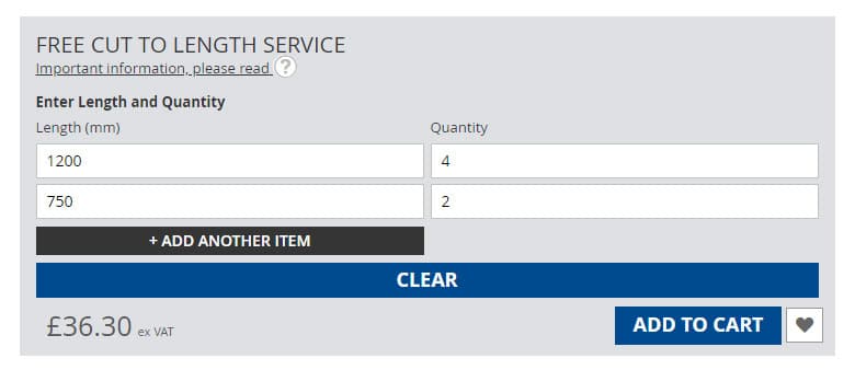 Cooke Brothers bespoke cut to length order process