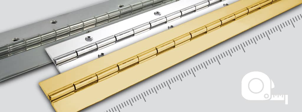 Cut to length continuous piano hinge from Cooke Brothers