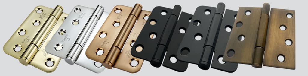 Special Hinge Finishes from Cooke Brothers