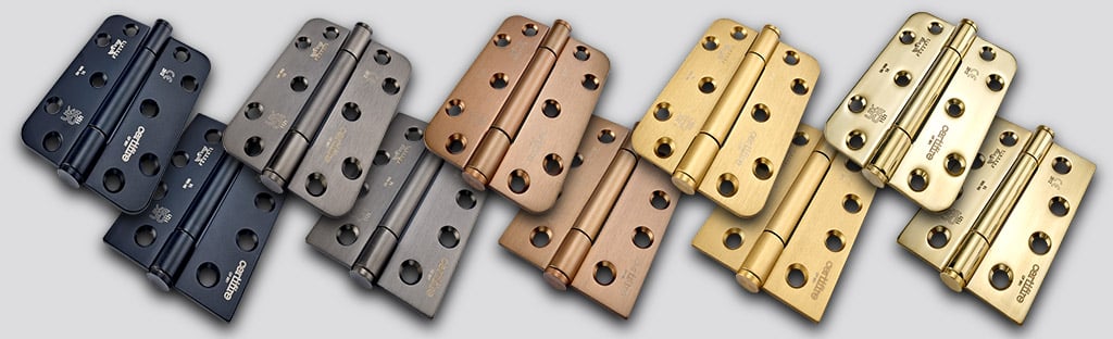 New PVD Finishes for Concealed Bearing Hinges