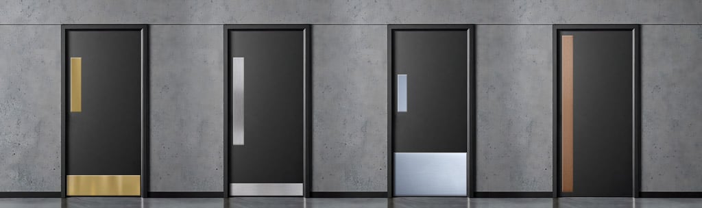 Made to Measure Door Push and Kick Plates