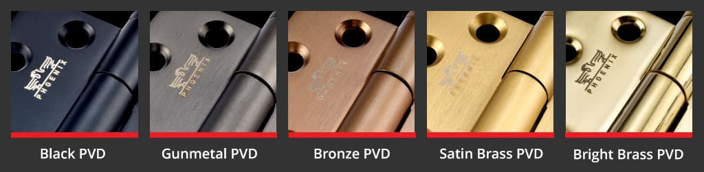 PVD finishes
