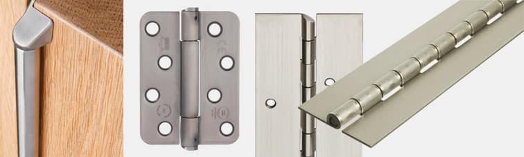 Reduced ligature hinges