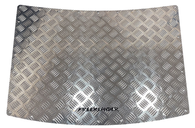 Custom curved bonnet cover