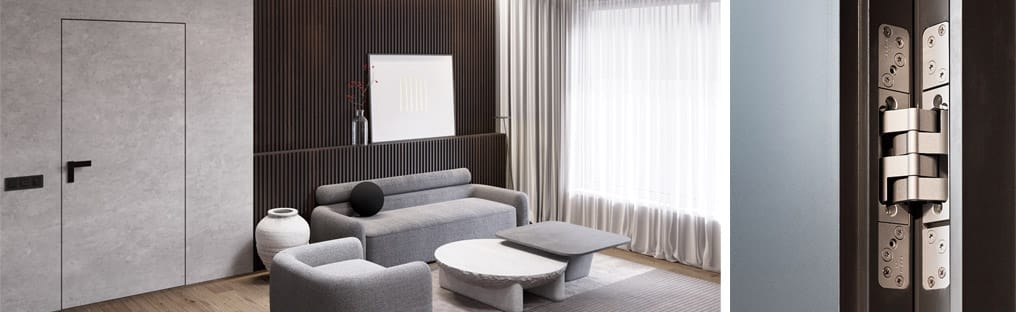 What is a flush fitting door