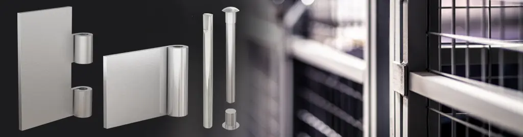 weld-on hinges for gates