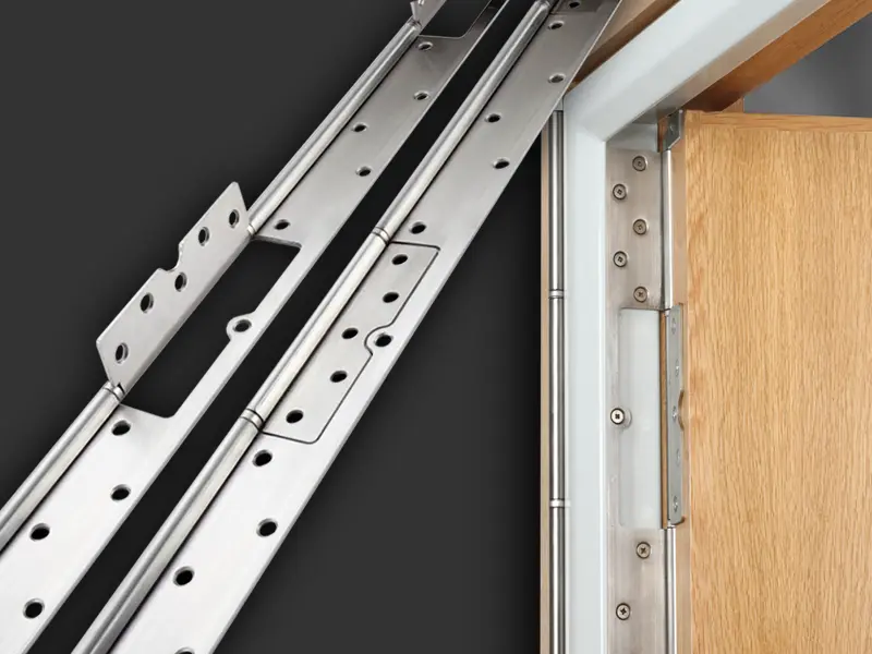 Why Are Continuous Hinges Used in Anti-Barricade Door Systems?