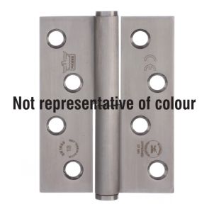 7756 Concealed Bearing Lift Off Hinge - Square Corner - Staggered Hole - Anti-Clockwise Close - Stainless Steel - Bright Polished  102 x 76 x 3mm