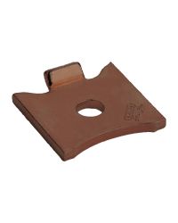 7473 Single Bookcase Raised Stud - Mild Steel - Bronze  