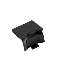 7474 Double Bookcase Raised Stud - Mild Steel - Black  