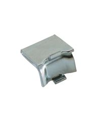 7474 Double Bookcase Raised Stud - Mild Steel - Bright Zinc