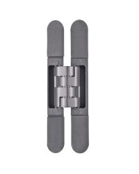 Pivota DX38 3D Design  Fully Concealed Adjustable Hinge - Aluminium - Satin Nickel Finish