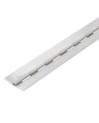 3604 Light Duty Continuous Piano Hinge - Stainless Steel - Self Colour - No Holes  1829 x 32 x 0.9 x 2.3mm Pin