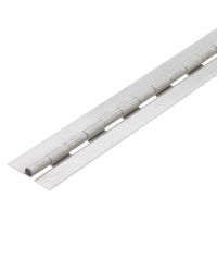 3622 Light Duty Continuous Piano Hinge - Mild Steel - Self Colour - No Holes  1829 x 25 x 0.9 x 3.3mm Pin