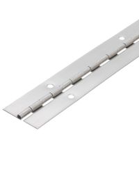 3606 Light Duty Continuous Piano Hinge - Aluminium - Self Colour - In-line Holes  1829 x 38 x 0.9 x 2.3mm Pin