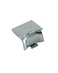 7474 Double Bookcase Raised Stud - Mild Steel - Satin Nickel  