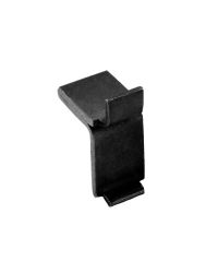 7485 Double Bookcase U Section Stud - Mild Steel - Black  