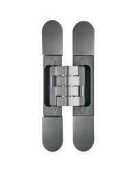 Pivota DX101 3D Design Fully Concealed Adjustable Hinge - Mild Steel - Satin Nickel Finish