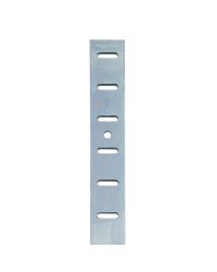 7470 Flat Bookcase Strip - Mild Steel - Bright Zinc  1829 x 19 x 2mm