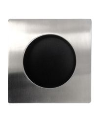 7662 Square Inset Handle - Stainless Steel - Satin Polished - 150 x 150 x 3mm