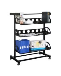 ECO A0 combi mobile stand with 3 shelves only