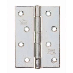 7050 Plain Knuckle Butt Hinge - Mild Steel - Zinc Plated  102 x 73 x 2mm