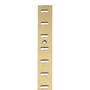 7470 Flat Bookcase Strip - Brass - Self Colour  1829 x 19 x 2mm