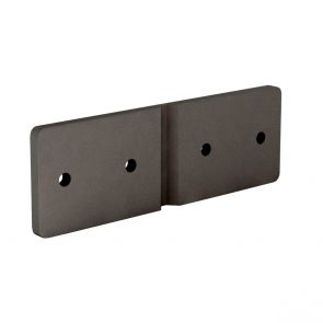 Polymer Hinge Without Pin - 25.4 mm x 76.2 mm - Black
