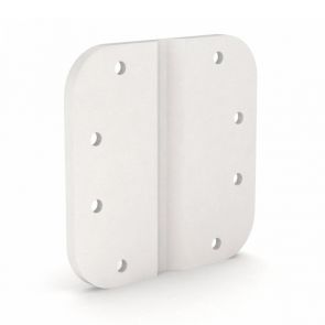Polymer Hinge Without Pin - 88.9 mm x 88.9 mm - White