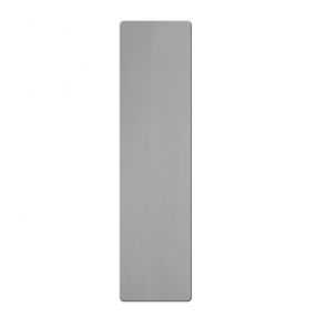 Push Plate - 300 x 76 x 1.5mm - Stainless Steel - Satin Polished - Pozi-drive Screws
