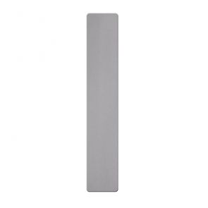 Push Plate - 450 x 76 x 1.5mm - Stainless Steel - Satin Polished - Pozi-drive Screws