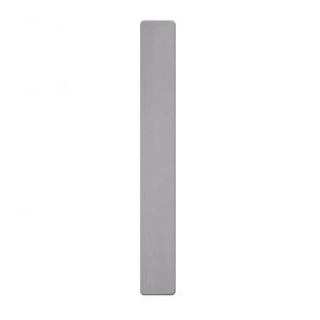 Push Plate - 600 x 76 x 1.5mm - Stainless Steel - Satin Polished - Pozi-drive Screws